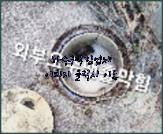 오수관막힘