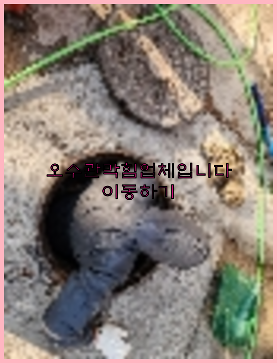 하수구막힘
